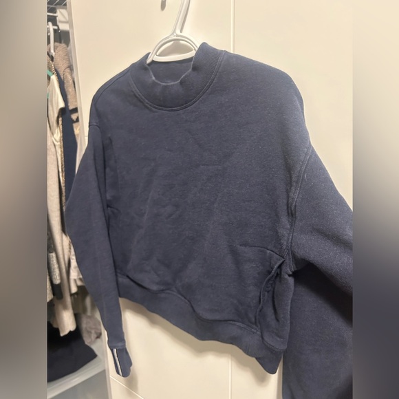 Kit and Ace Grey Pacific Coast Pullover Navy Blue Sweatshirt Size Small - Picture 10 of 12